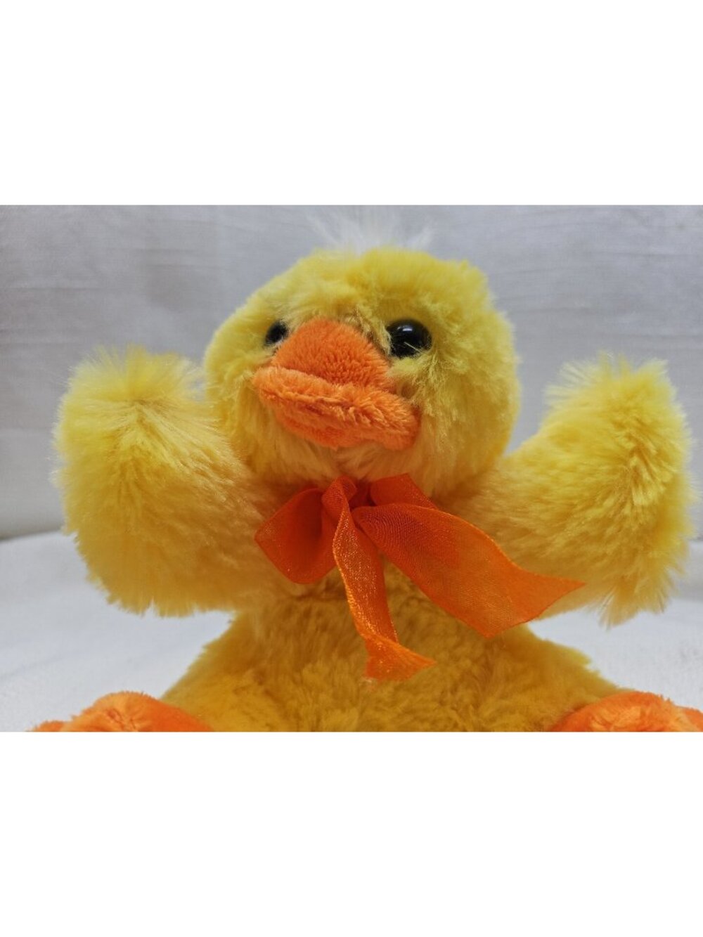 Dan Dee Yellow Duck Plush Stuffed Animal Easter Spring Nursery Decor - Picture 5 of 12